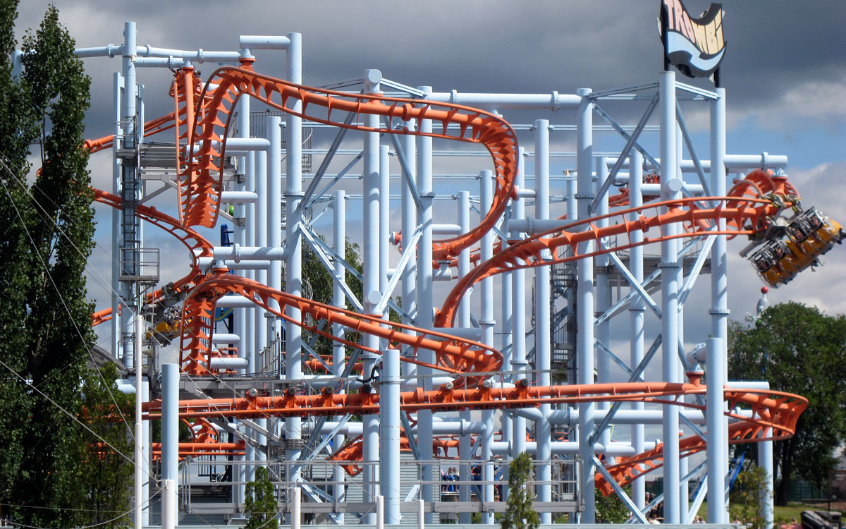 Vergnügungspark Särkänniemi für Groß und Klein in Tampere, Finnland